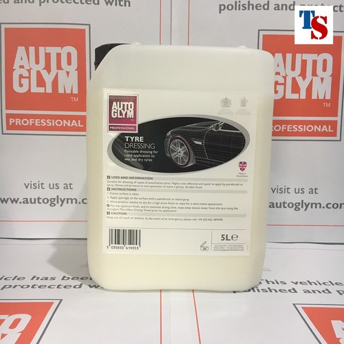 Autoglym Tyre Dressing 5 L 5 Litre (Wet Dry PROFESSIONAL USE ORIGINAL PACK) - Picture 1 of 2