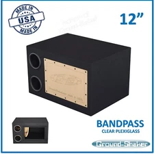 12" Single Bandpass Sub Box Subwoofer Enclosure Single Ported / Vented Sub Box