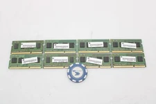Lot of 8 - HP 698656-154 4GB PC3-12800 DDR3-1600 2RX8 SODIMM RAM Memory