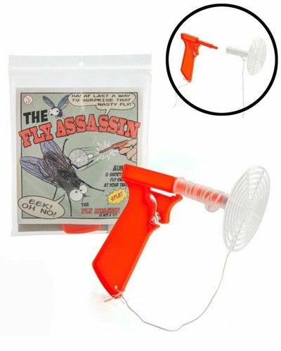 Fly Assassin Gun Fly Swatter Gun Aim & Fire At Insects Mosquitos Ants Spider