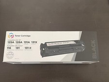 LD Toner Cartridge Black Compatible with HP125A/128A/131A Canon 116/131 Sealed