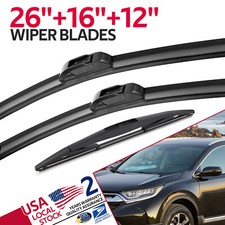 FRONT&REAR Windshield Wiper Blade For Honda CR-V 2017-2022 Set of 26''/16''/12