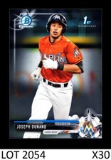 1-2017 BOWMAN CHROME DRAFT JOSEPH JOE DUNAND MARLINS CARD#BDC-159 QTY AVAILABLE