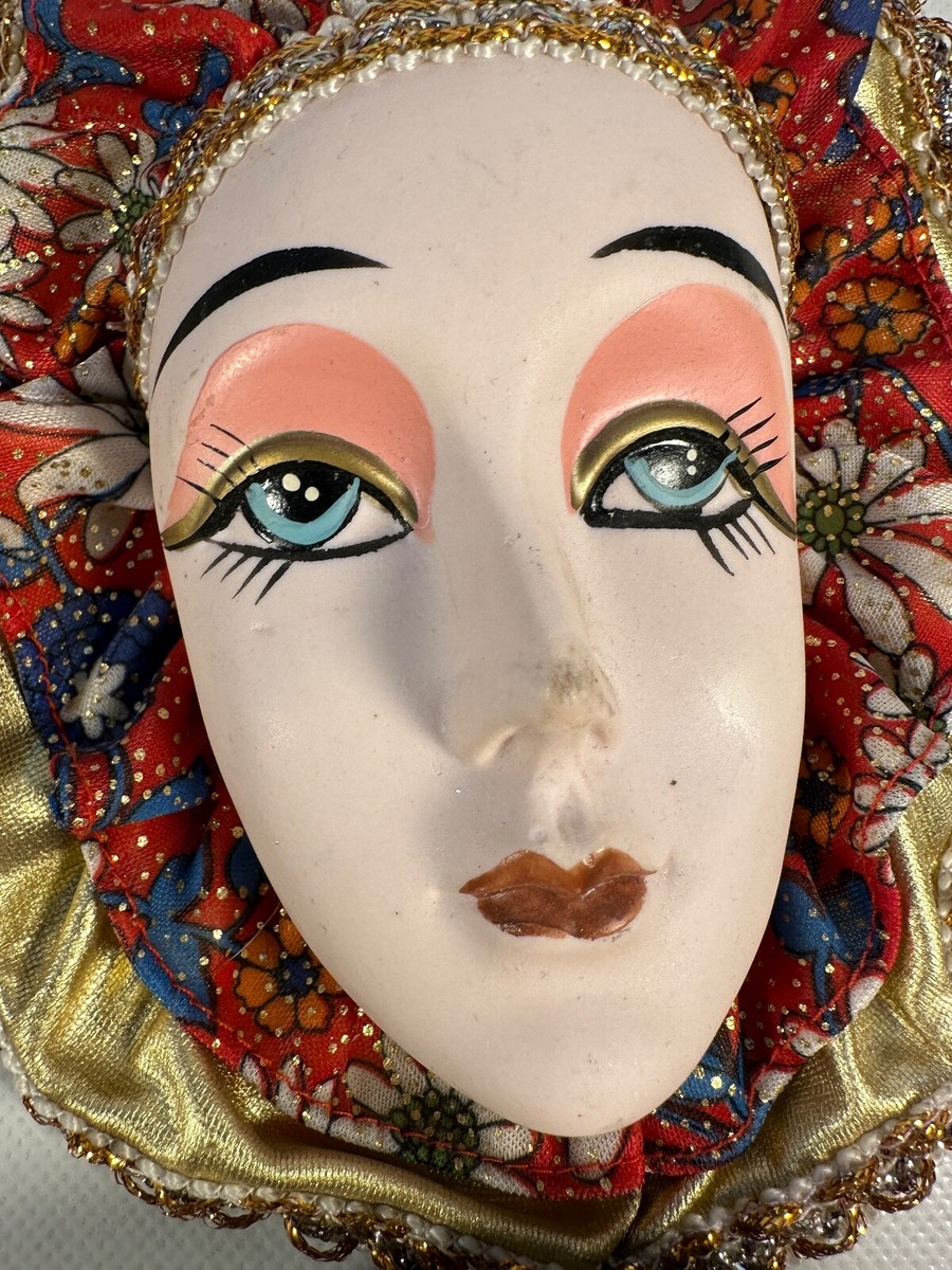Masque Mural En Céramique Nouvelle-Orléans – Clay Art – Neuf