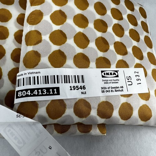 4 IKEA Grocery Bags Reusable Foldable Washable Packable Flea Market Golden Dot - Picture 12 of 12