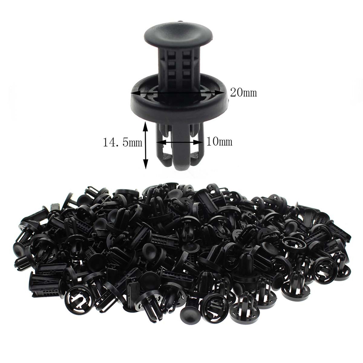 100Pcs Push Type Clips Fit For Car Honda Acura Part 91505TM8003
