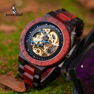 Bobo Bird R05 Automatic Mechanical Watches Luxury Wooden