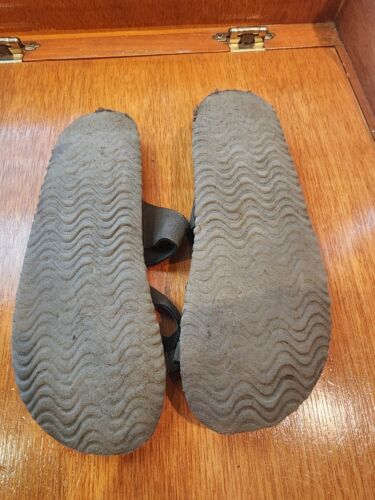 Steve Madden Kids Girls Boys Brown Leather Sandals Shoes Comfortable Size 5 - Picture 3 of 6