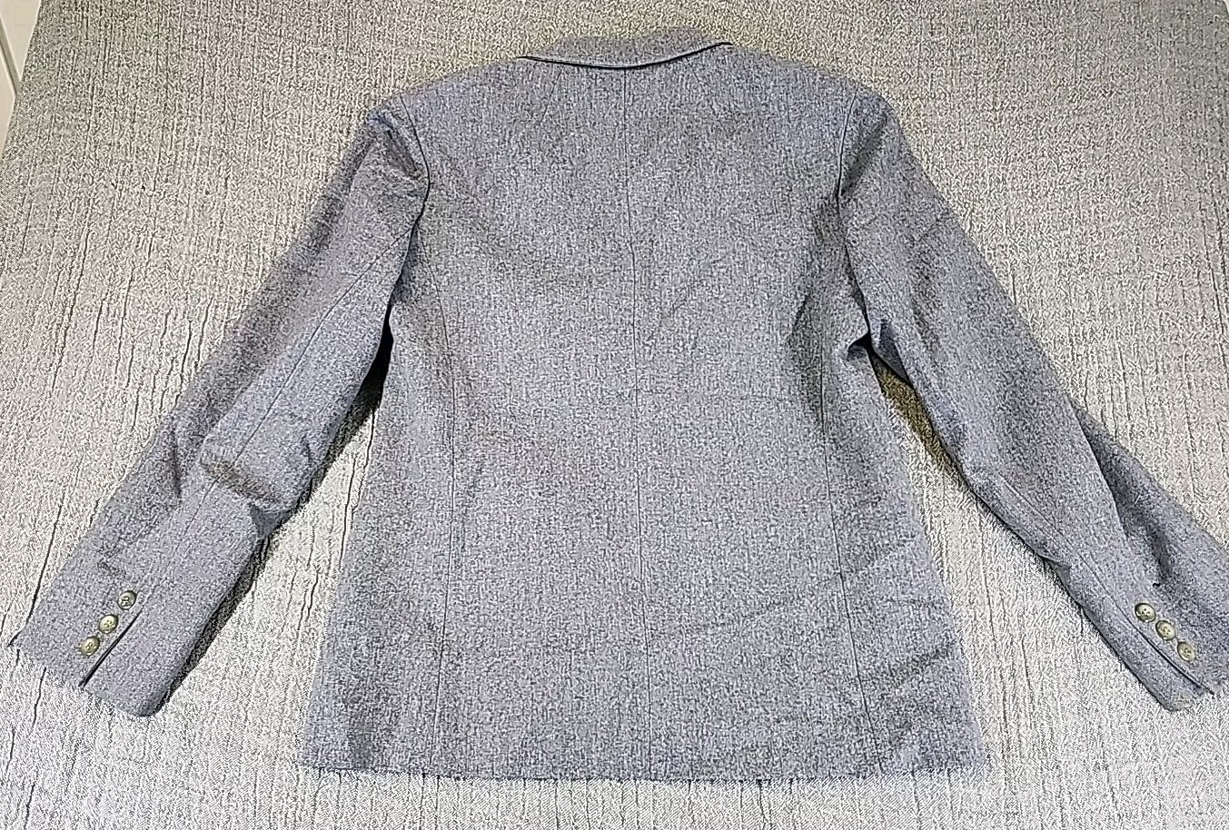 Pendleton Blazer Jacket Virgin Wool Solid Gray 2 … - image 4