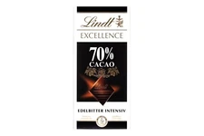 3x genuine LINDT Excellence 70% Cocoa 🍫 intense fine dark chocolate ✈ TRACKED