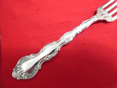LOUIS de FRANCE BIRKS REGENCY PLATE LUNCHEON FORK 7" - Picture 3 of 5