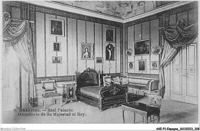 AKEP1-0055-SPAIN - ARANJUEZ - Royal Palace - Her Majesty's Bedroom