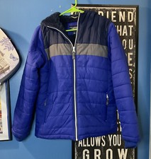 LANDS' END KIDS SHERPA LINED PARKA L 14-16 