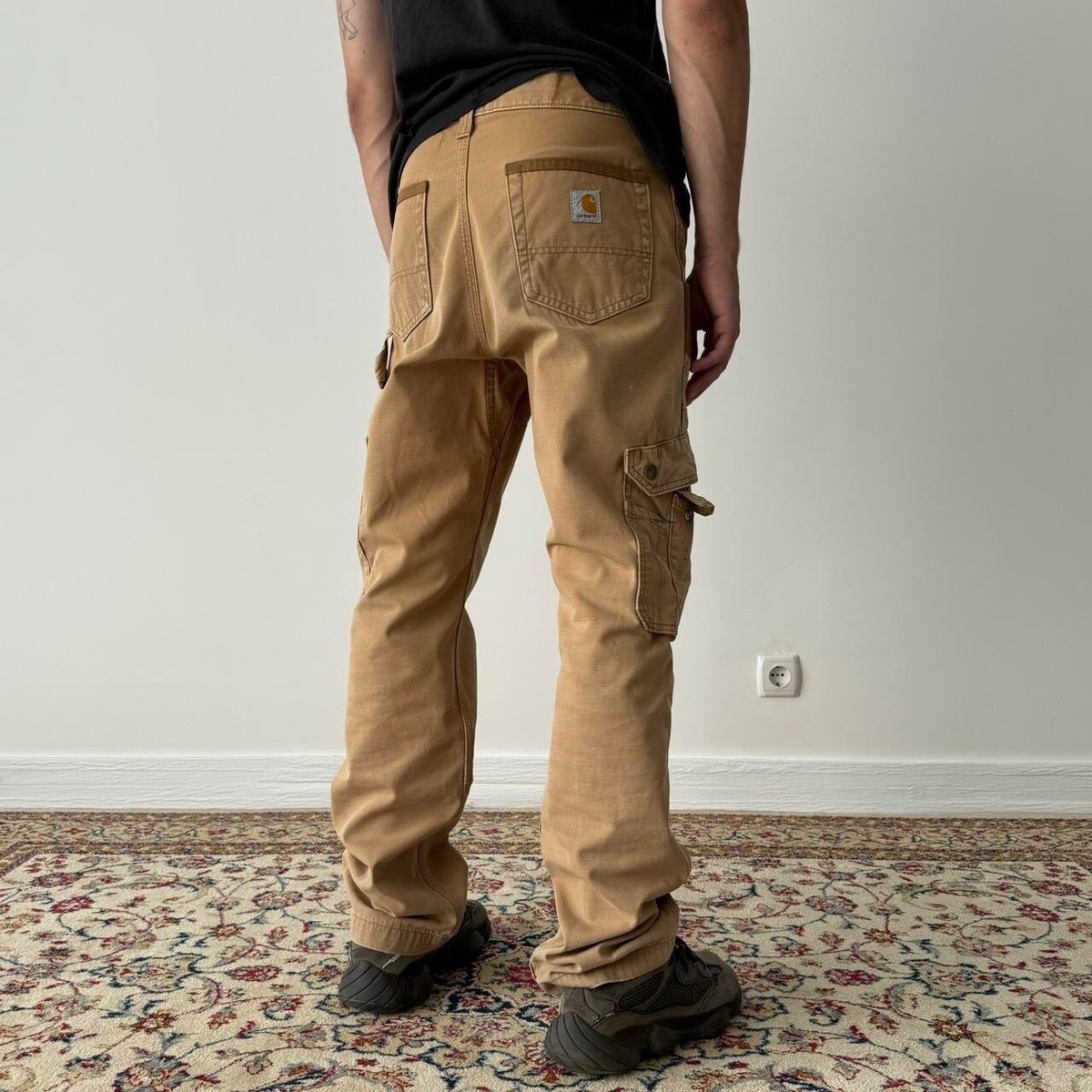 パンツ 90s ZORLAC old skate khaki cargo pant The