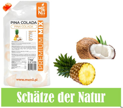 Pina Colada Püree Cocktails, Drinks, Desserts, Eiscreme, Ananas, Kokosnuss 1 KG