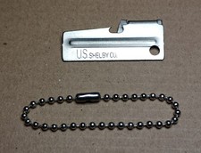 P-38 Original Military Can Opener Emergency Survival Tool with 4.5" Chain