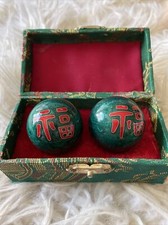 Ornate Chinese Baoding Balls Stress Chimes Meditation Exercise Dexterity Decobox