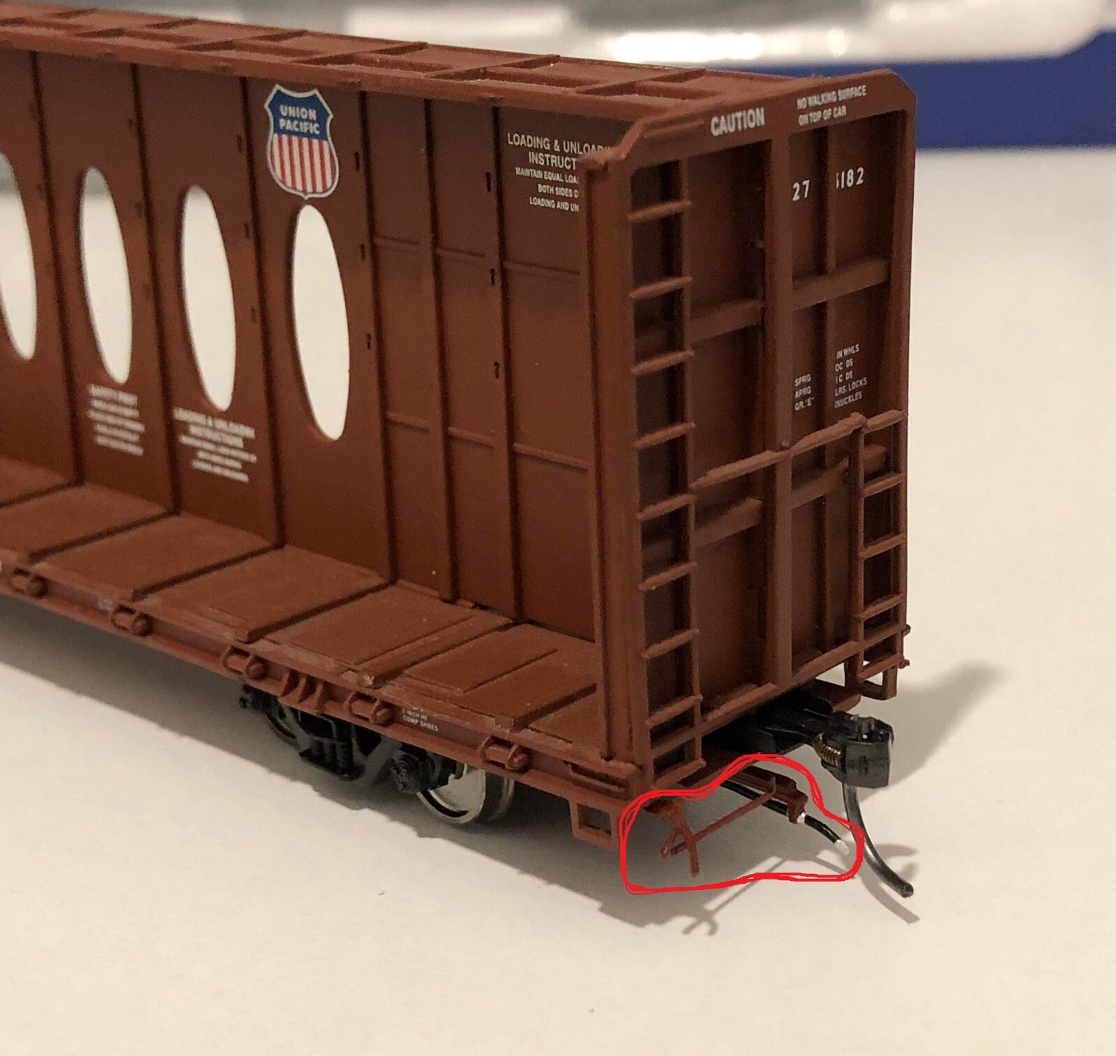 Ho Scale Walthers 72' Centerbeam Detail Upgrade Kit Coupler Cut Lever Air Hoses