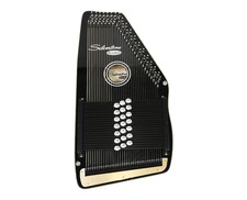 Silvertone 21 Chord Chromaharp - Gloss Black - Used