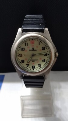 Ricardo 30 M Water Resistant Men's Wrist Watch 12 And 24-hour Dial Glo Dial