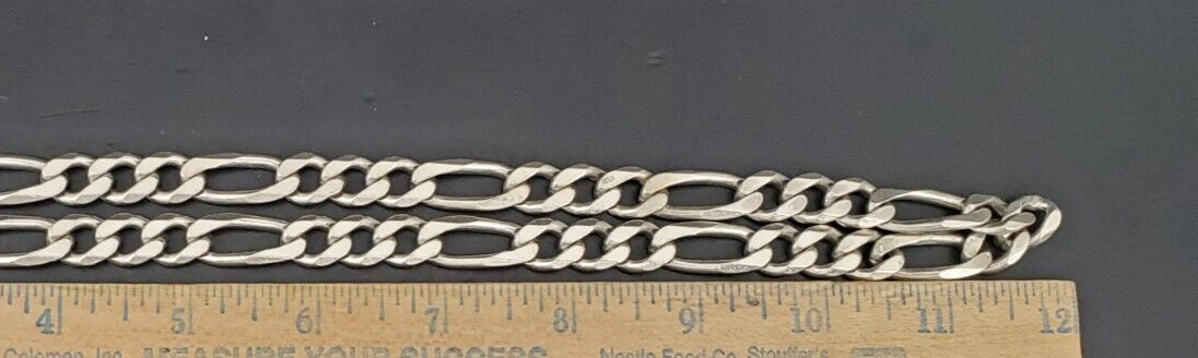 Two Different Design Sterling Silver Heavy Link S… - image 6