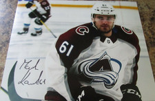 MARTIN KAUT SIGNED 8x10 MATTE PHOTO COLORADO AVALANCHE (A)