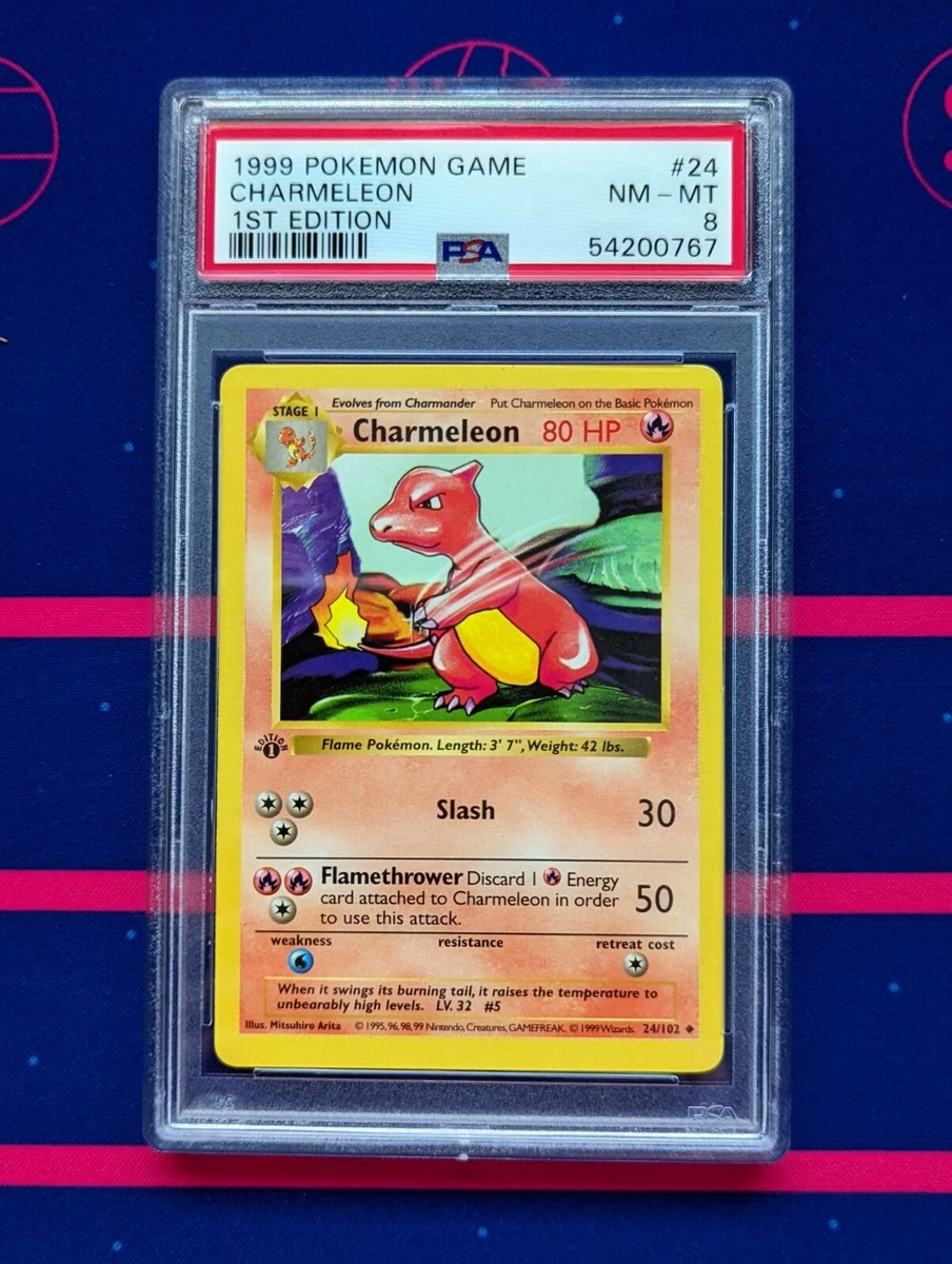 1999 Pokemon Game Charmeleon 1st Edition PSA 8 | eBay