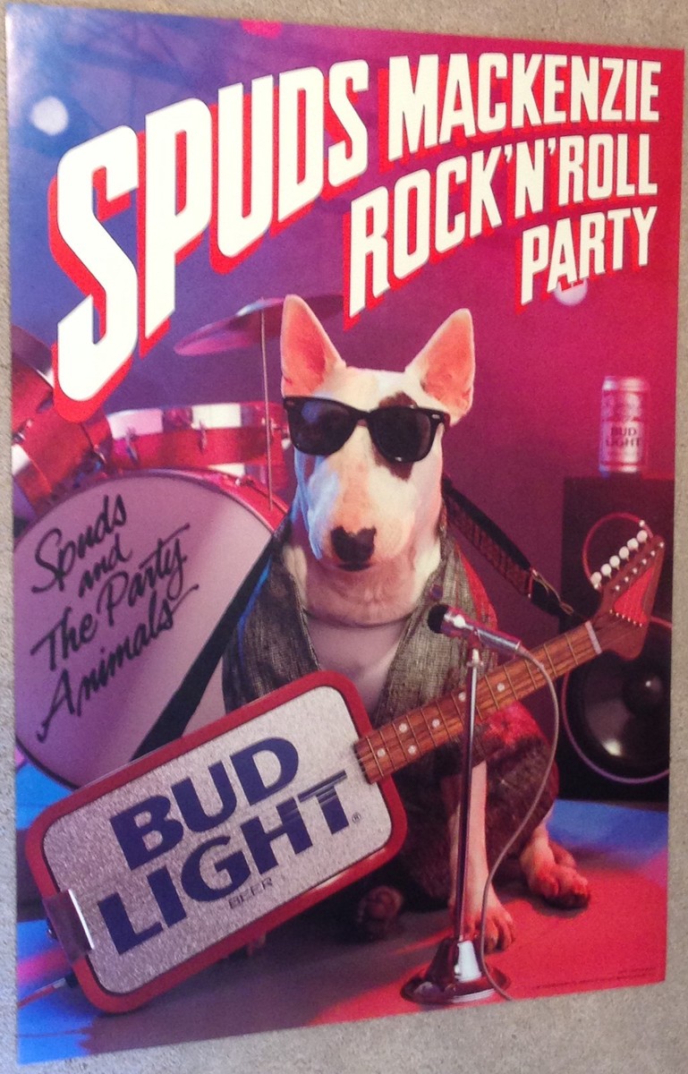 Spuds MacKenzie The Original Party Animal Budweiser Posters New