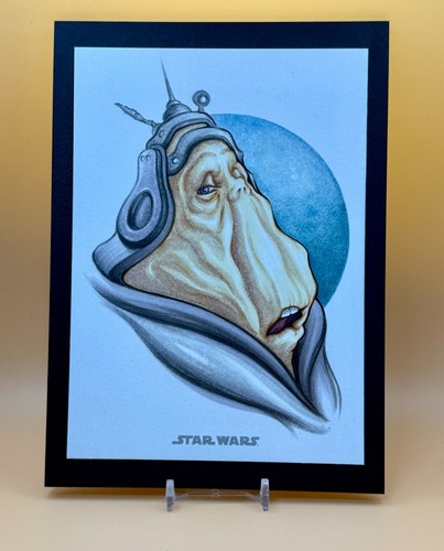 Topps Star Wars Galactic Antiquities XL Sketch of Ben Quadinaros ...
