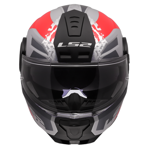 LS2 FF902 SCOPE II FLIP UP FRONT MOTORCYCLE MODULAR DUAL VISOR CRASH HELMET OXYD - Picture 9 of 17