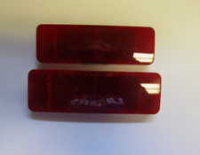 Fits 69 Dart Roadrunner Cuda Coronet Red Side Marker Light Lenses 1969 New Fits 69 Dart Roadrunner Cuda Coronet Red Side Marker Light Lenses 1969 New