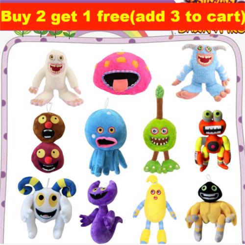 My Singing Monsters Furcorn Plush Toy Soft Stuffed Animals Toy Kid ...