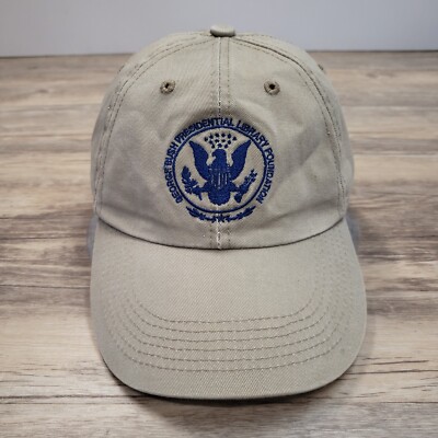 George Bush Presidential Library Foundation Hat Cap Strap Back CAVU USA