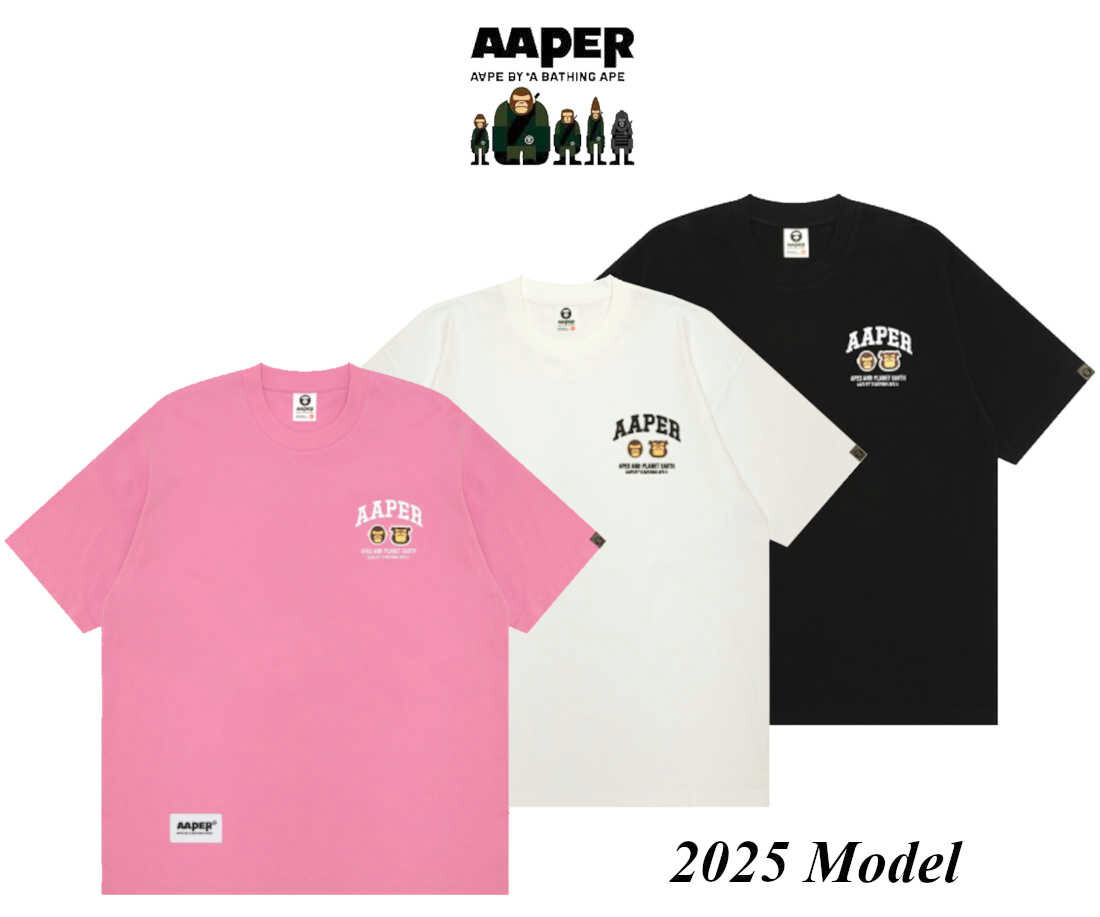 Aape By A Bathing Ape Men's T-Shirt 2025 AAPER ALDO & BRAVO