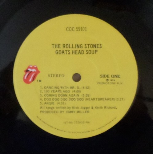 ROLLING STONES - GOATS HEAD SOUP - 1973 ROLLING STONES RECORD COC 59101 - Picture 10 of 11