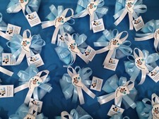 BOMBONIERA COMPLETA CALAMITA PIEDINO E CUORE  NASCITA BATTESIMO FESTA BIMBO