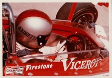 1972 Original Andretti Viceroy Ferrari Cockpit Race Car Indy 500 Vintage Photo