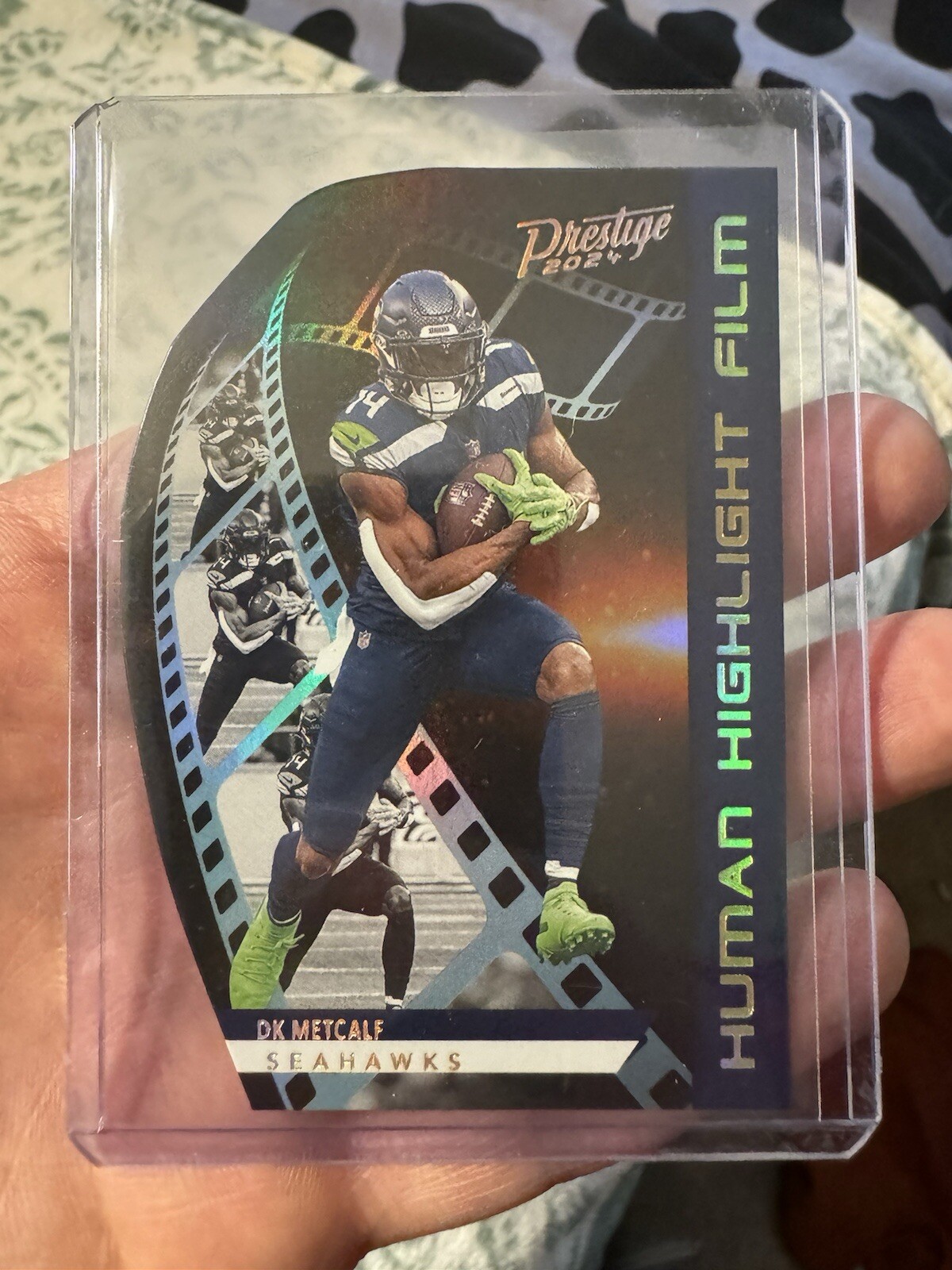2024 Prestige DK Metcalf Human Highlight Film SSP Die Cut Case Hit Seahawks🔥
