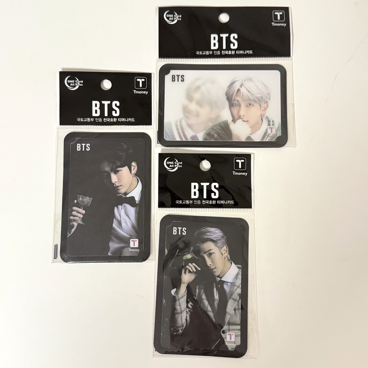 BTS JUNGKOOK RM 2020 CU T-Money Transparent Official Photocard New