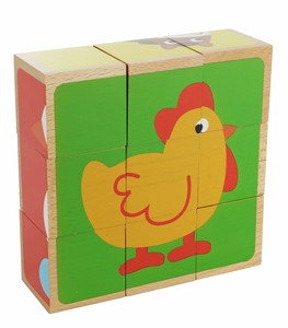 animal wooden blocks