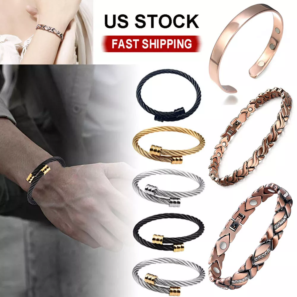Metallic bracelet for health clearance
