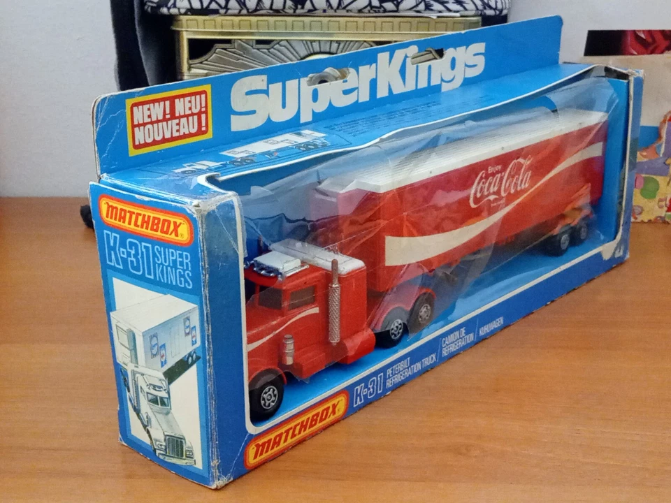 Matchbox Superkings K-31, "Peterbilt Refrigeration Truck" Coca Cola. Con Box. - Immagine 2 di 4
