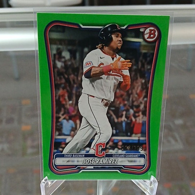 2026 Bowman - Jose Ramirez #77 Neon Green /399
