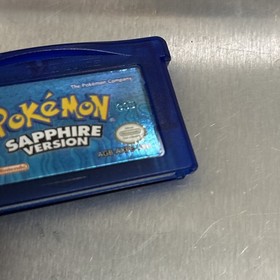Nintendo Gameboy Advance Pokemon Sapphire Version Game Great Condition Authentic