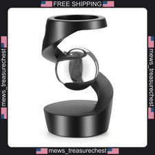 Metal Fidget Spinner Stress Relief Toy for Adults Teens Kids Black
