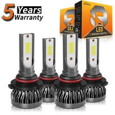 For Chevrolet K2500 1990-2000 LED Headlight Conversion Kit Hi/Lo Beam Bulbs 60W