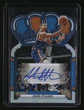 2023-24 Panini Crown Royale John Starks Crown Autographs Blue #/75