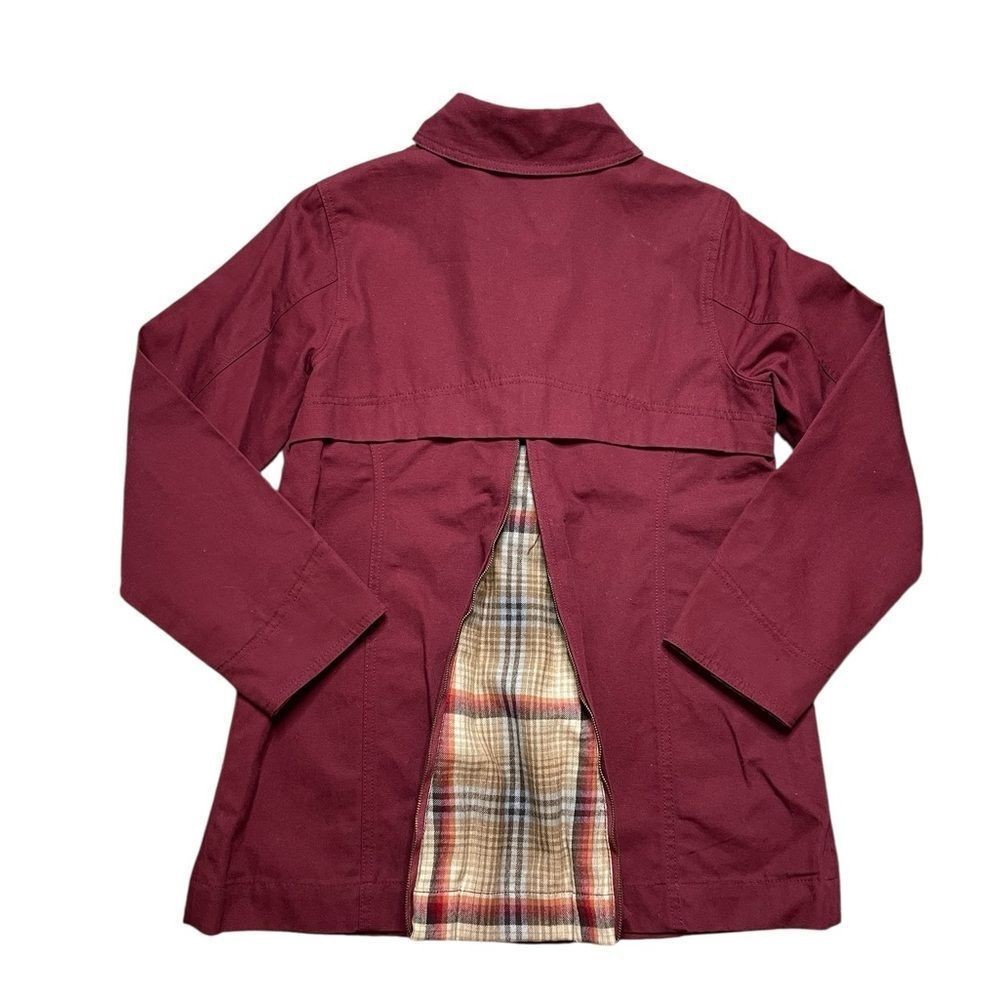 Pendleton Red Utility Jacket Structured Tailored … - image 3