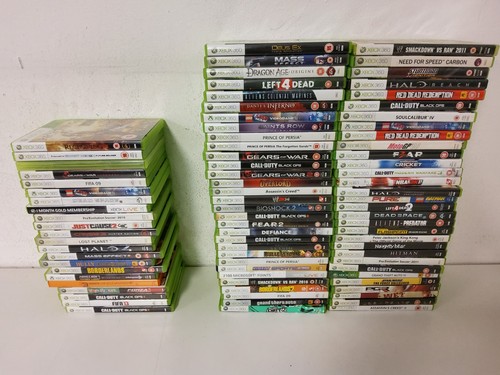 84 x Empty Xbox 360 Cases Joblot- Red Dead Redemption GTA COD Minecraft Halo4 20 - Picture 2 of 6