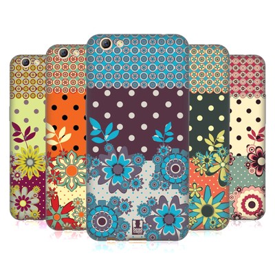 HEAD CASE DESIGNS FLORAL DOTS SOFT GEL CASE FOR OPPO PHONES